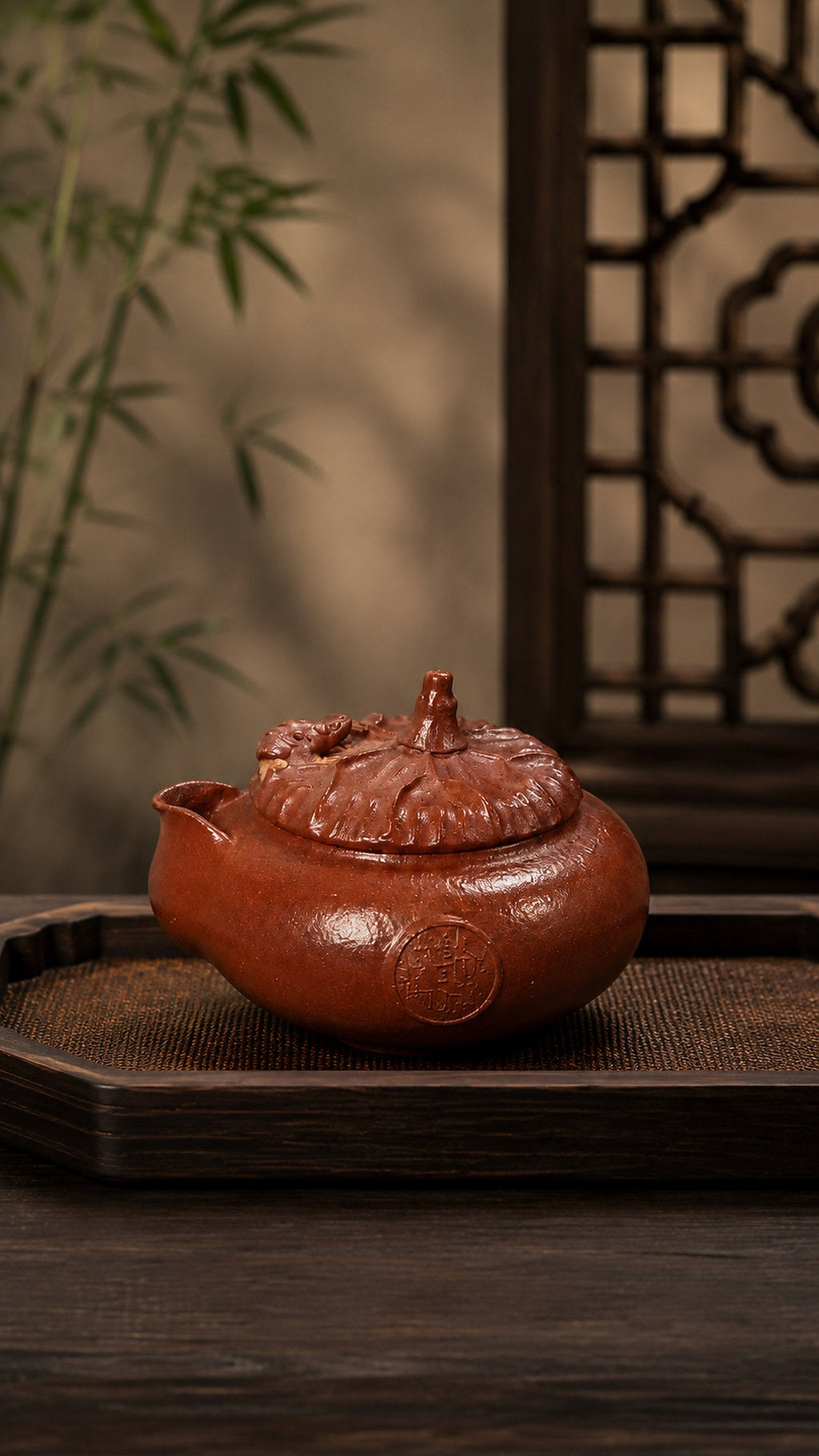Hand-Grip Form Yixing Zisha Teapot – Jiangponi Clay, 140ml