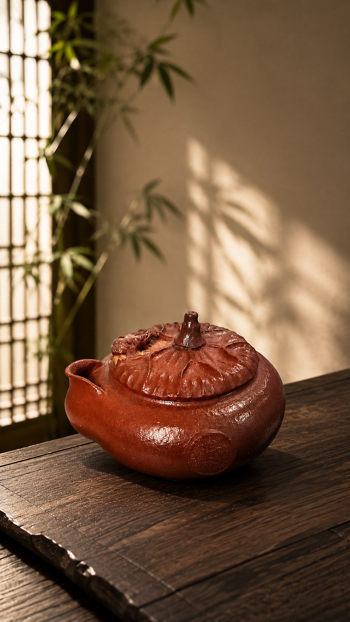 Hand-Grip Form Yixing Zisha Teapot – Jiangponi Clay, 140ml