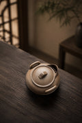Handmade Hand-Grip Form Yixing Zisha Teapot – Songhua Duanni Clay, 140ml