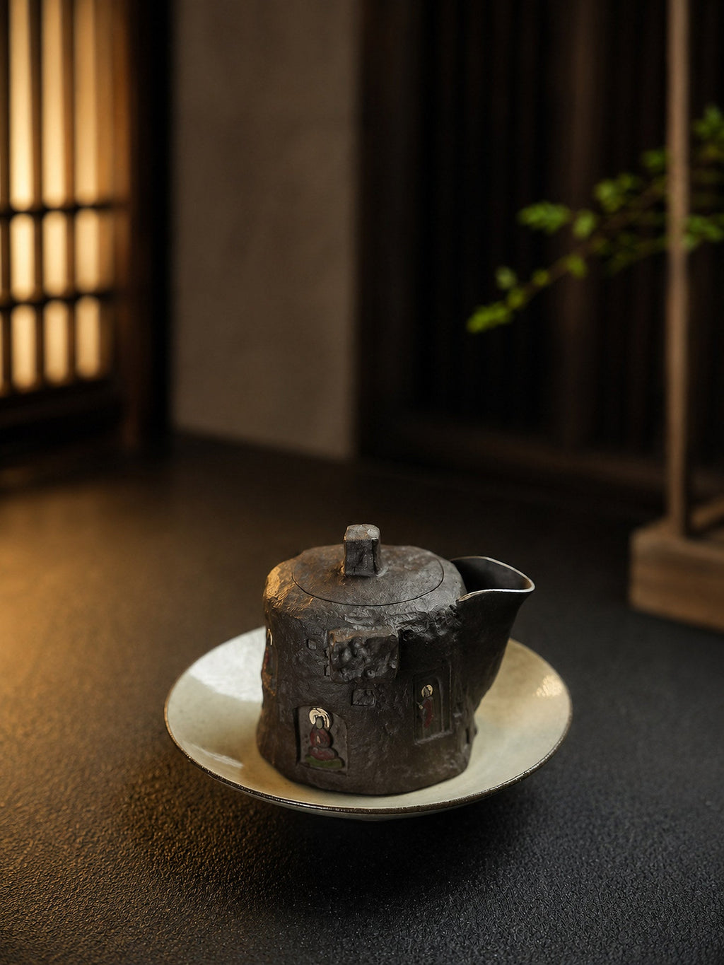 Hand-Grip Form Yixing Zisha Teapot – Tianqingni Clay, 220ml