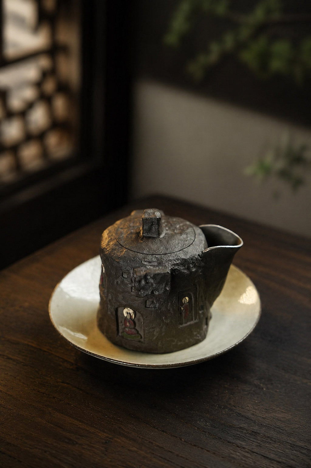 Hand-Grip Form Yixing Zisha Teapot – Tianqingni Clay, 220ml