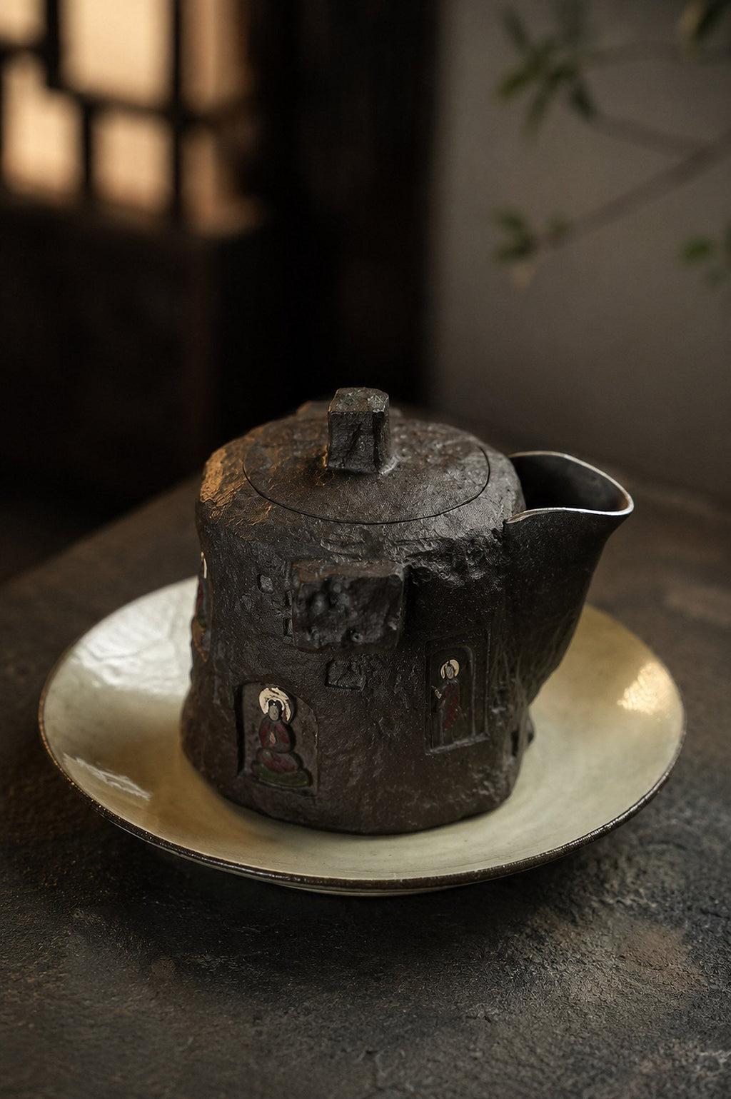 Hand-Grip Form Yixing Zisha Teapot – Tianqingni Clay, 220ml