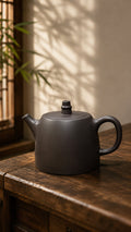Handmade Handuo Yixing Zisha Teapot – Hei Duntou Clay, 260ml