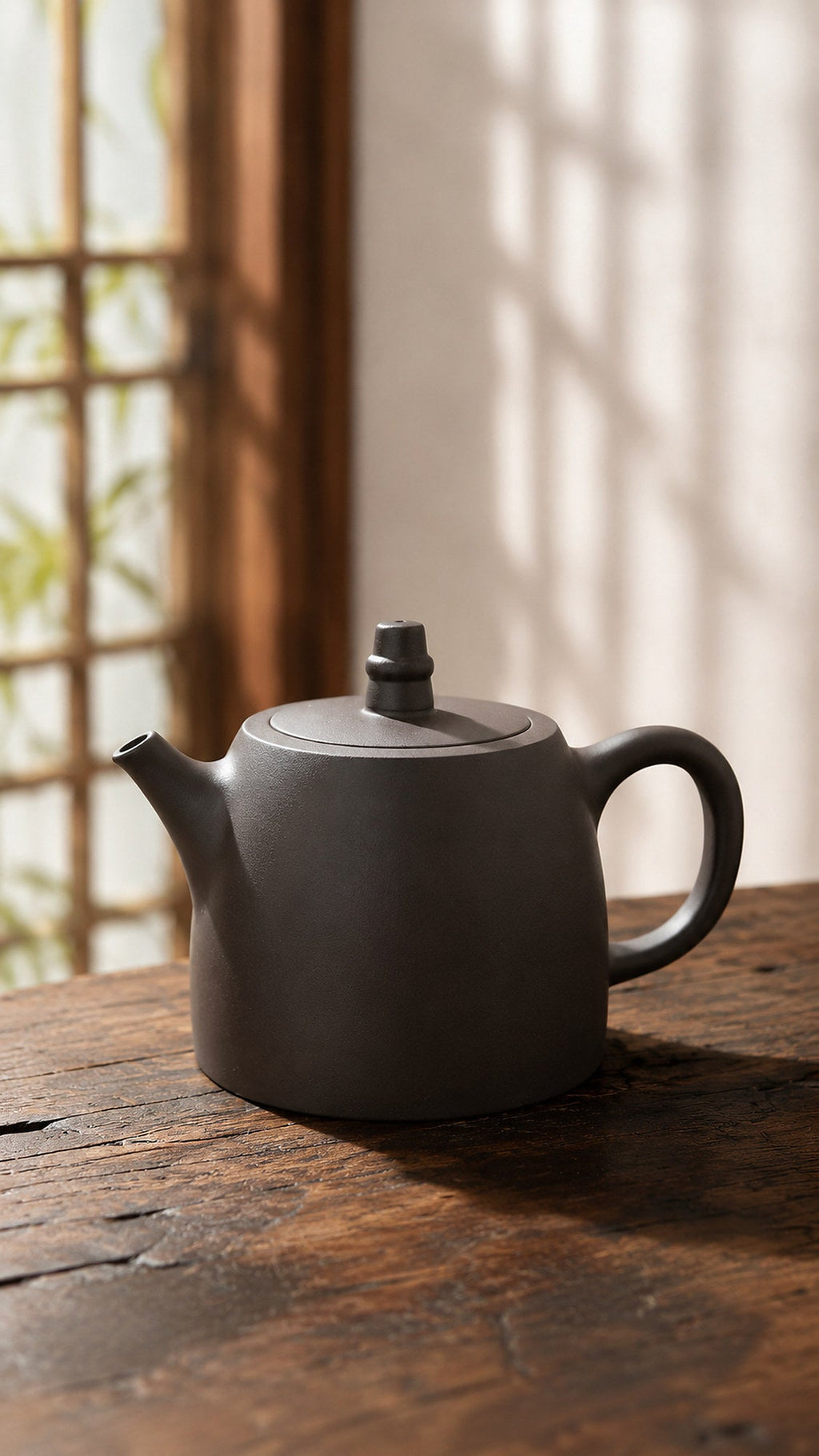 Handmade Handuo Yixing Zisha Teapot – Hei Duntou Clay, 260ml