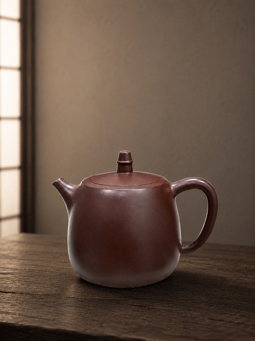 Handmade Handuo Yixing Zisha Teapot – Zipao Yusha Clay, 100ml