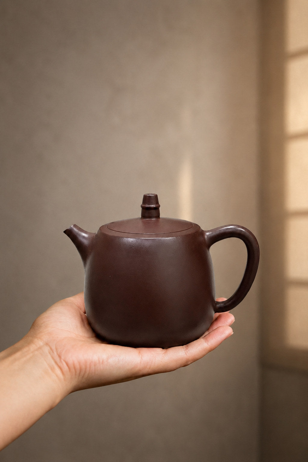 Handmade Handuo Yixing Zisha Teapot – Zipao Yusha Clay, 100ml