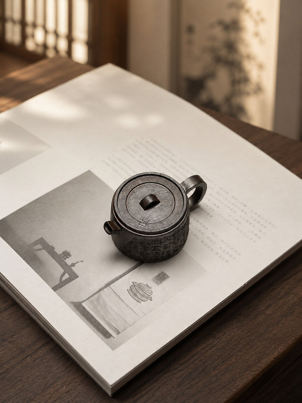 Hanwa Yixing Zisha Teapot – Aged Zini Clay, 80ml