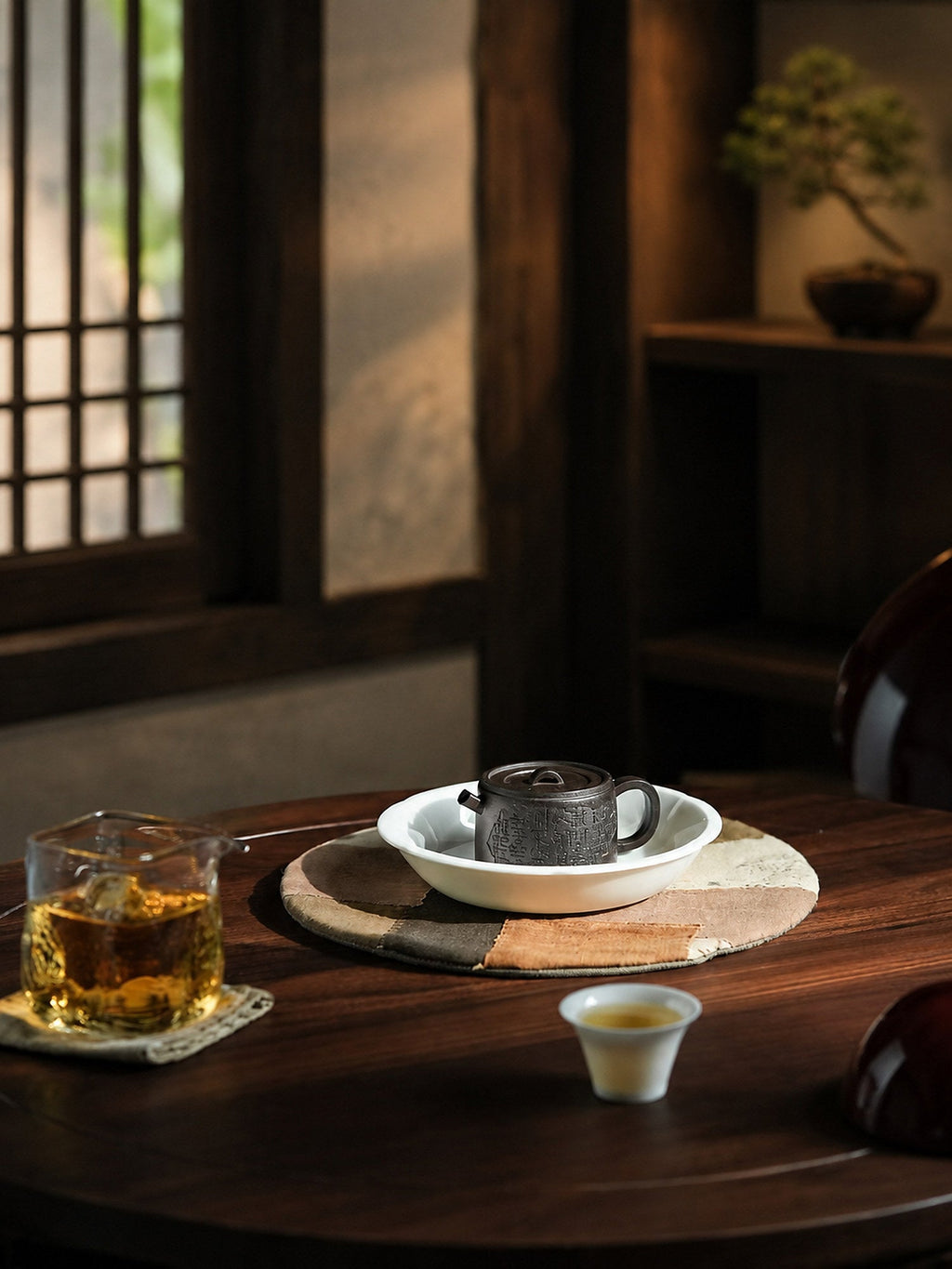 Hanwa Yixing Zisha Teapot – Aged Zini Clay, 80ml