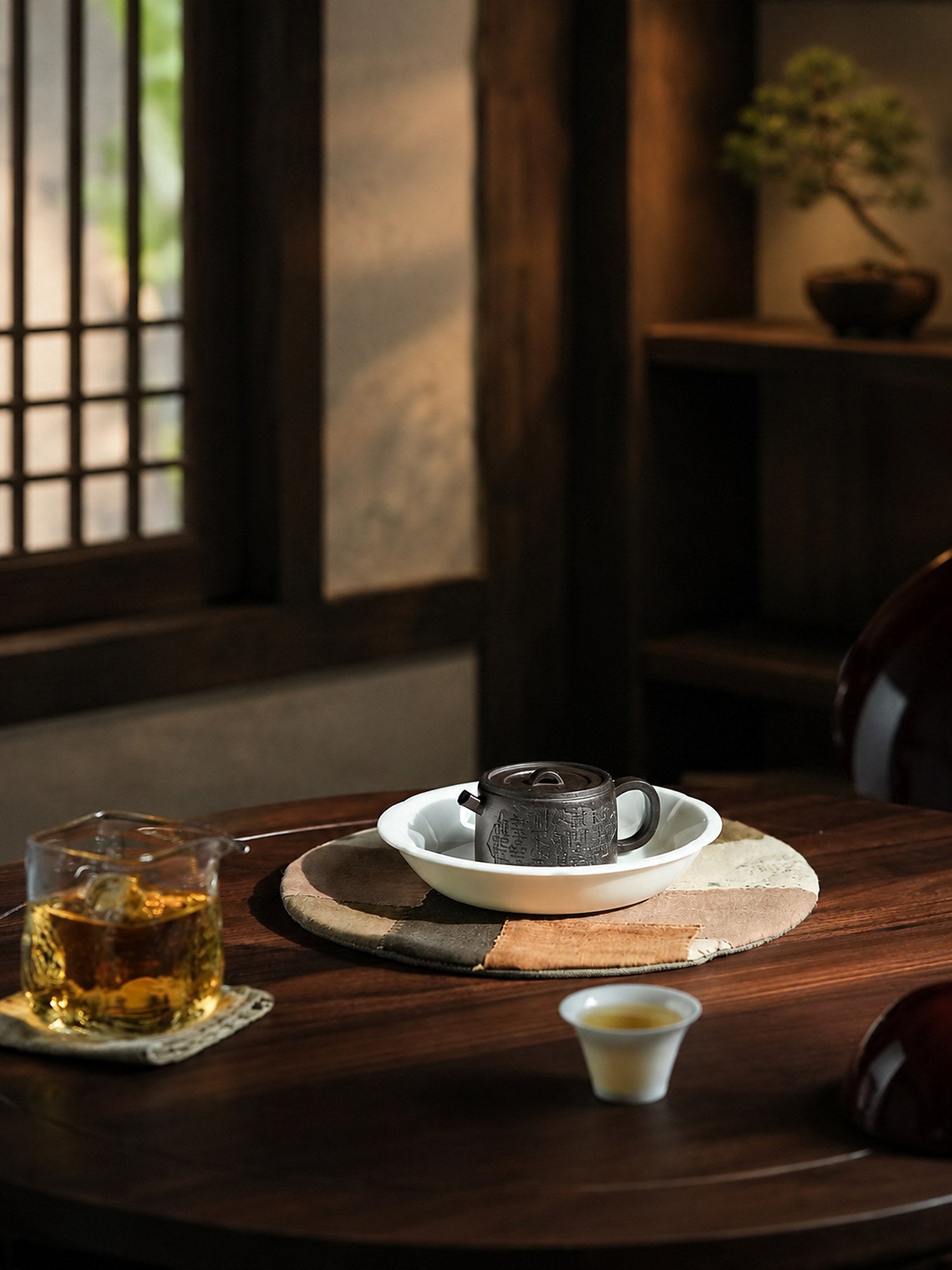 Hanwa Yixing Zisha Teapot – Aged Zini Clay, 80ml