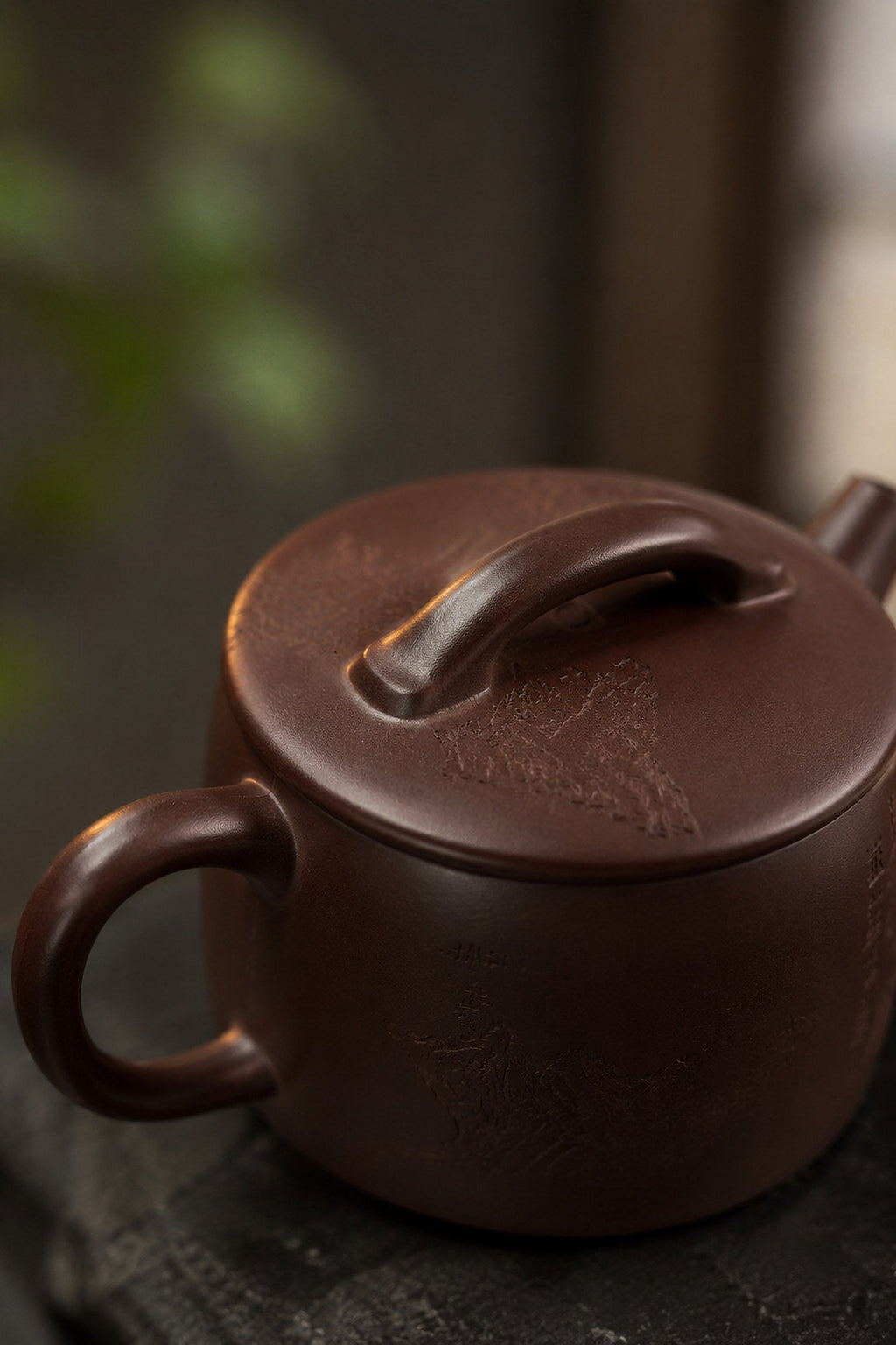 Hanwa Yixing Zisha Teapot – Aged Zini Clay, 130ml