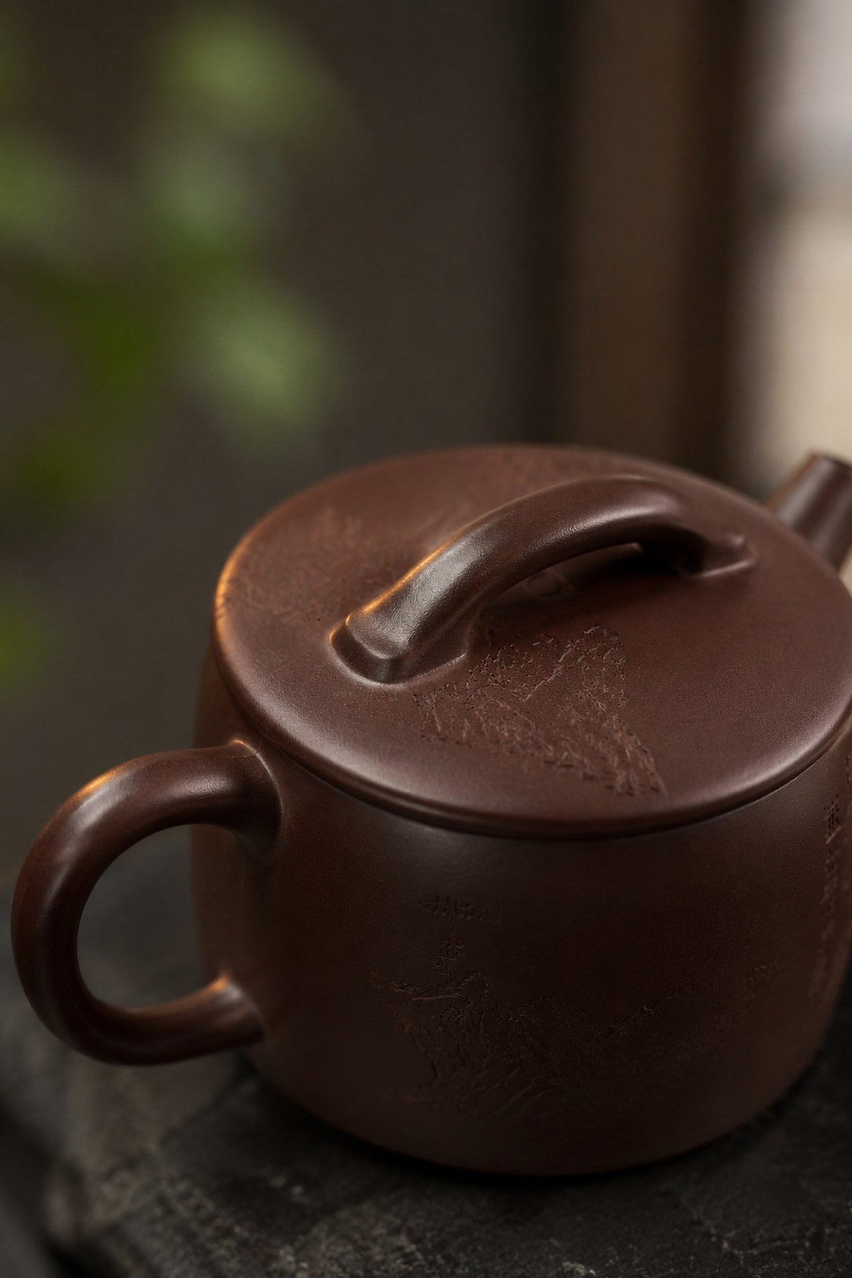Hanwa Yixing Zisha Teapot – Aged Zini Clay, 130ml