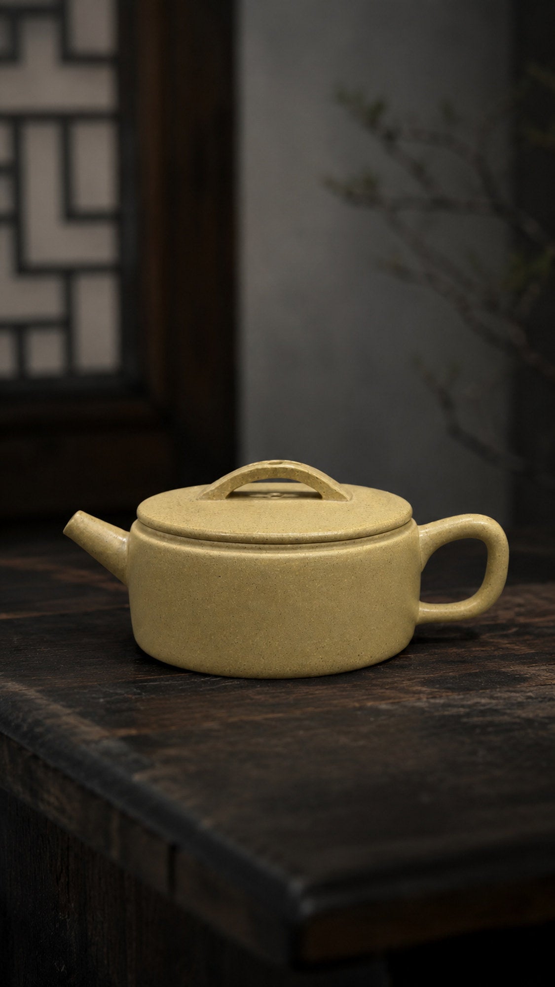 Handmade Hanwa Yixing Zisha Teapot – Benshan Luni Clay, 180ml
