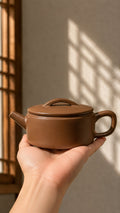 Handmade Hanwa Yixing Zisha Teapot – Chijin Zini Clay, 180ml