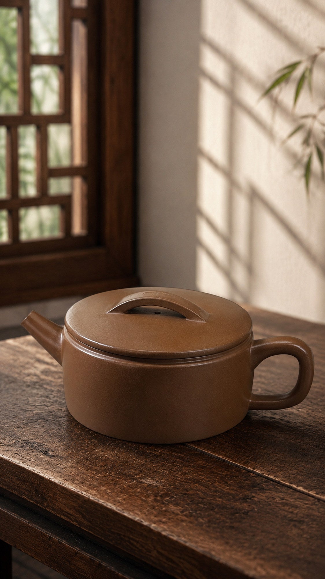 Handmade Hanwa Yixing Zisha Teapot – Chijin Zini Clay, 180ml