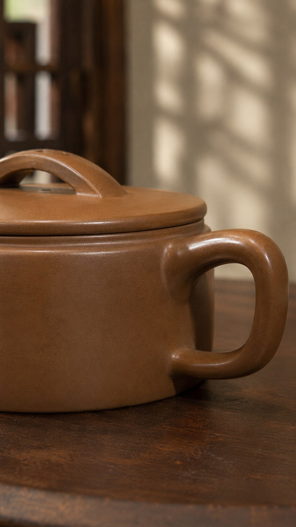 Handmade Hanwa Yixing Zisha Teapot – Chijin Zini Clay, 180ml
