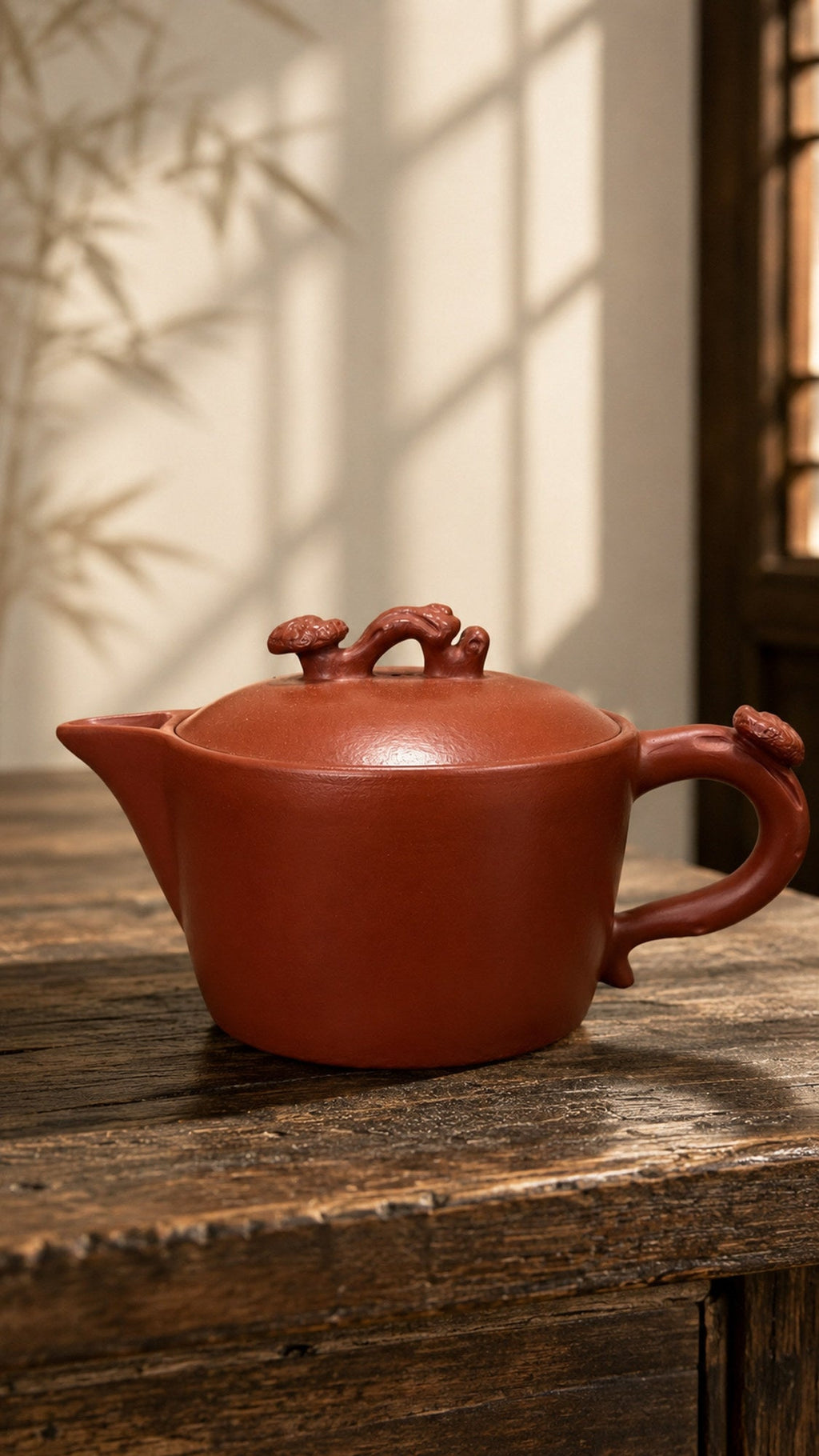 Handmade Hanwa Yixing Zisha Teapot – Dahongpao Clay, 120ml