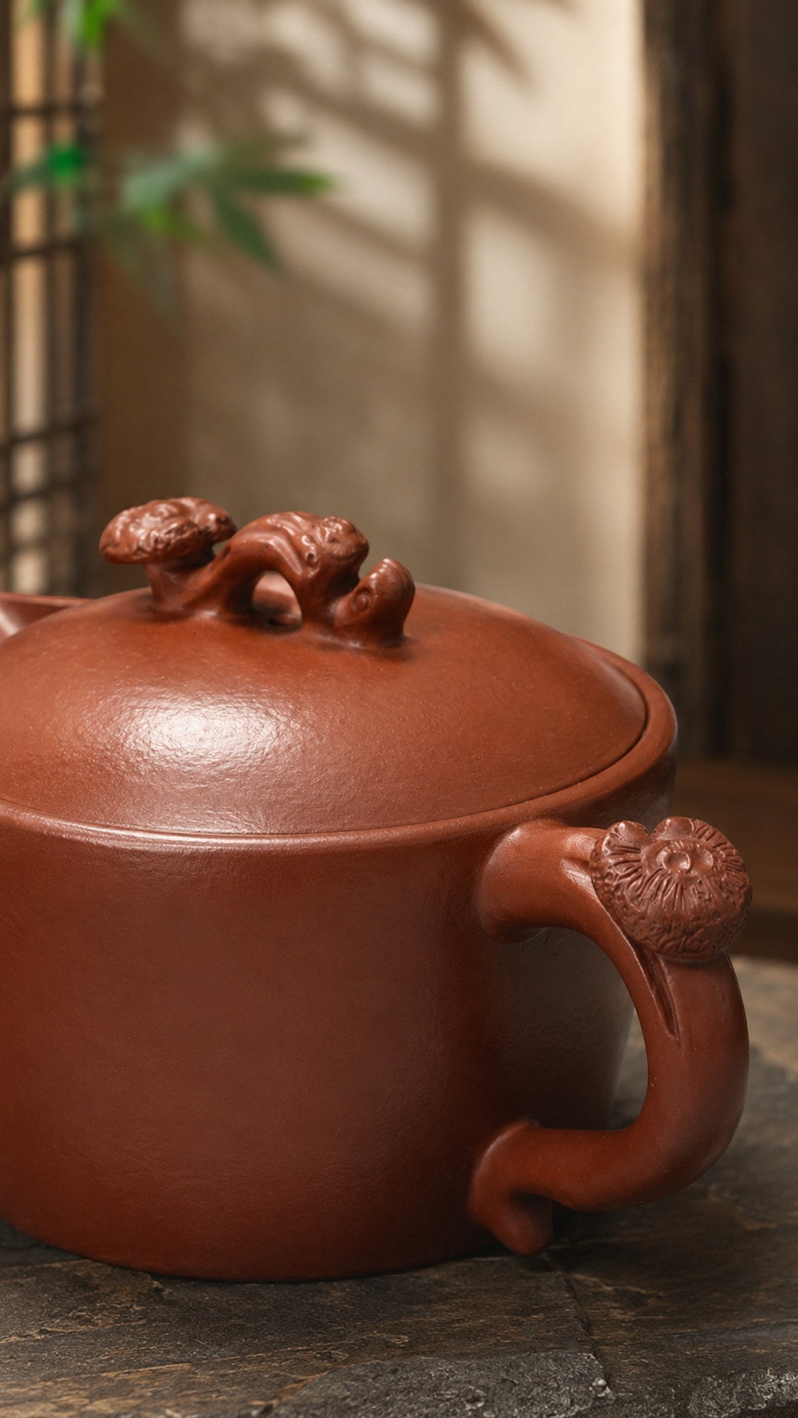 Handmade Hanwa Yixing Zisha Teapot – Dahongpao Clay, 120ml