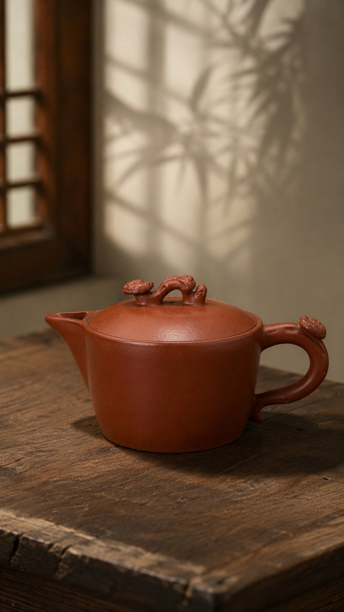 Handmade Hanwa Yixing Zisha Teapot – Dahongpao Clay, 120ml