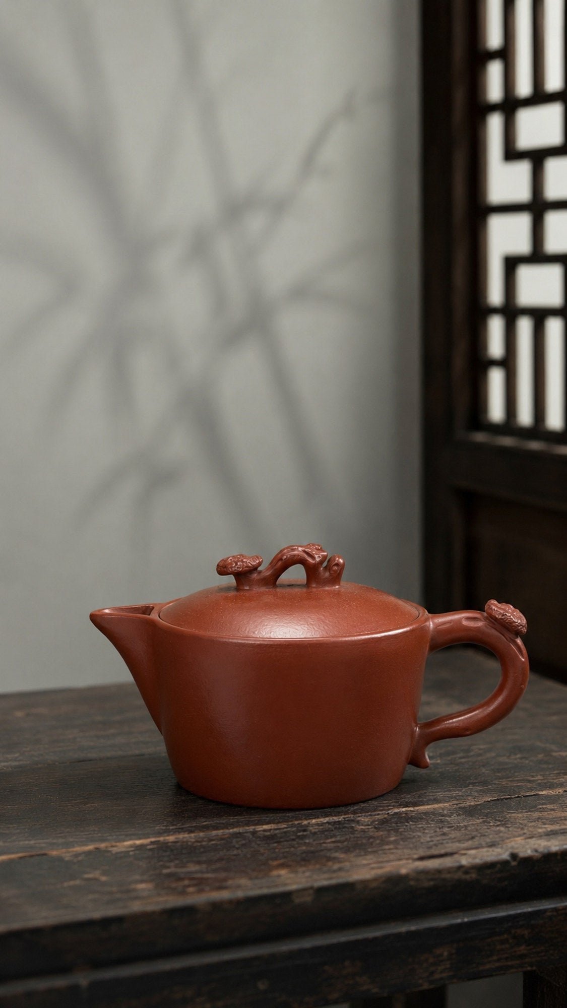 Handmade Hanwa Yixing Zisha Teapot – Dahongpao Clay, 120ml