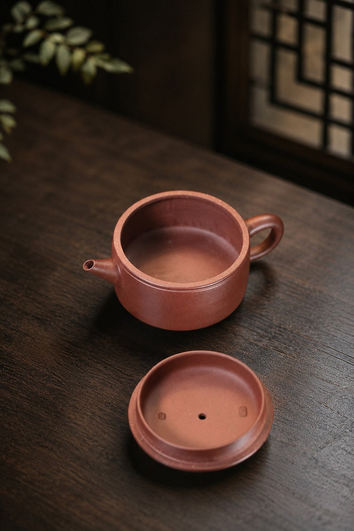 Handmade Hanwa Yixing Zisha Teapot – Dicaoqing Zini Clay, 110ml