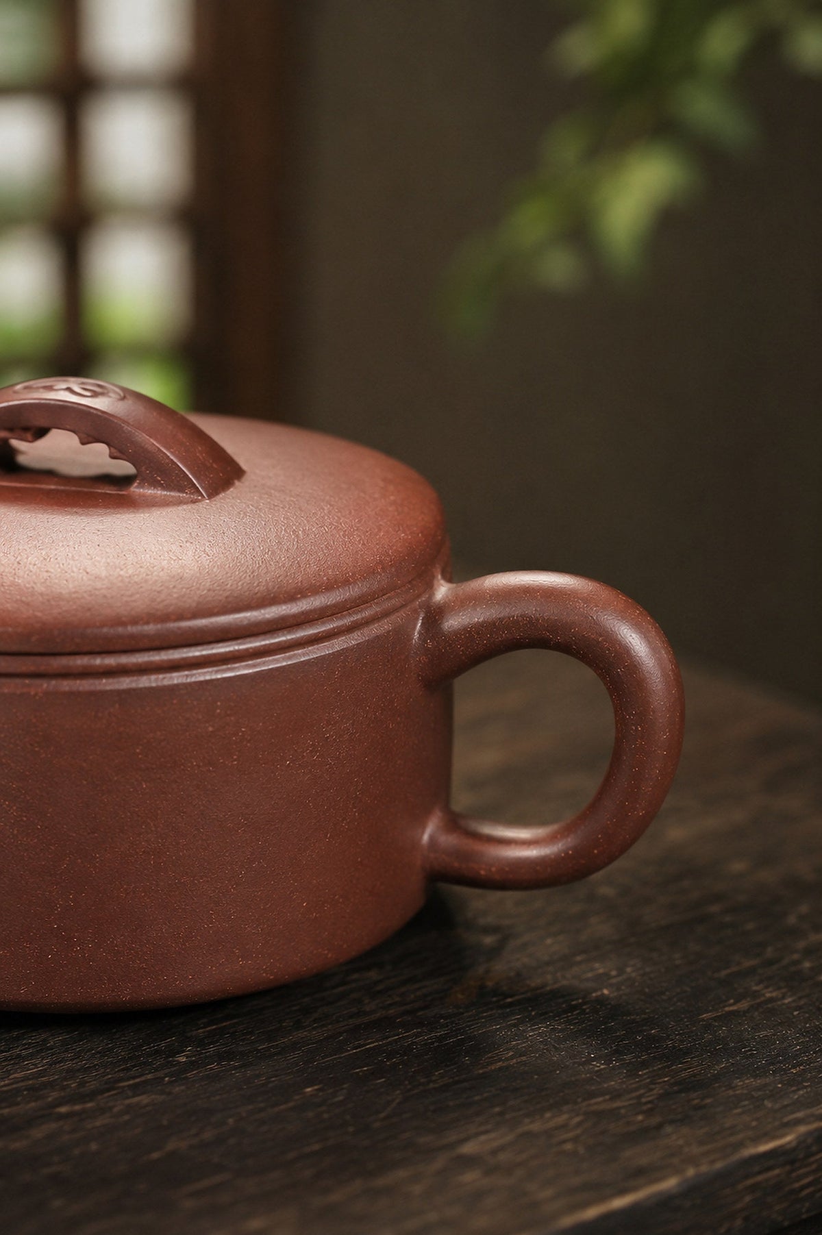 Handmade Hanwa Yixing Zisha Teapot – Dicaoqing Zini Clay, 110ml