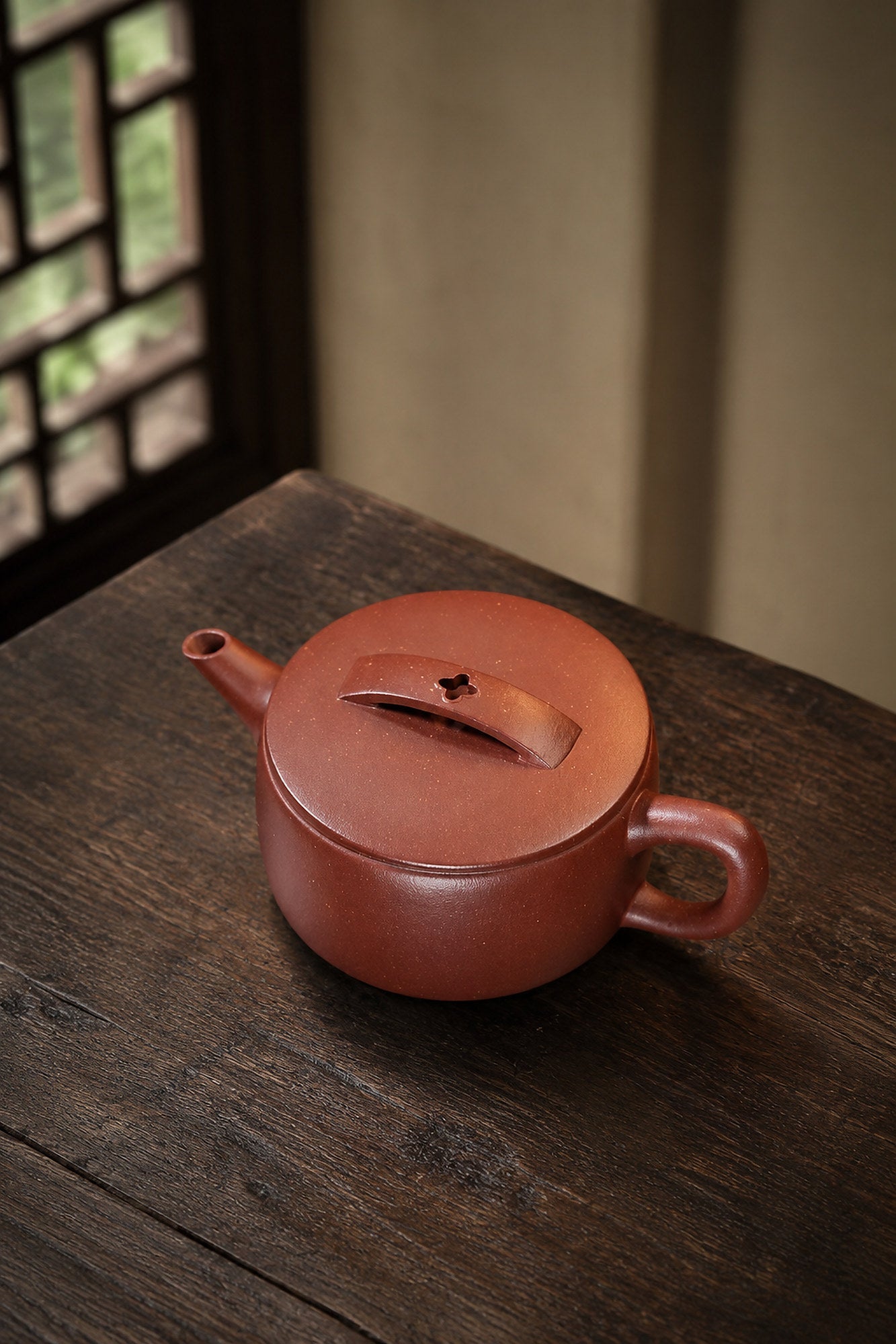Handmade Hanwa Yixing Zisha Teapot – Dicaoqing Zini Clay, 70ml