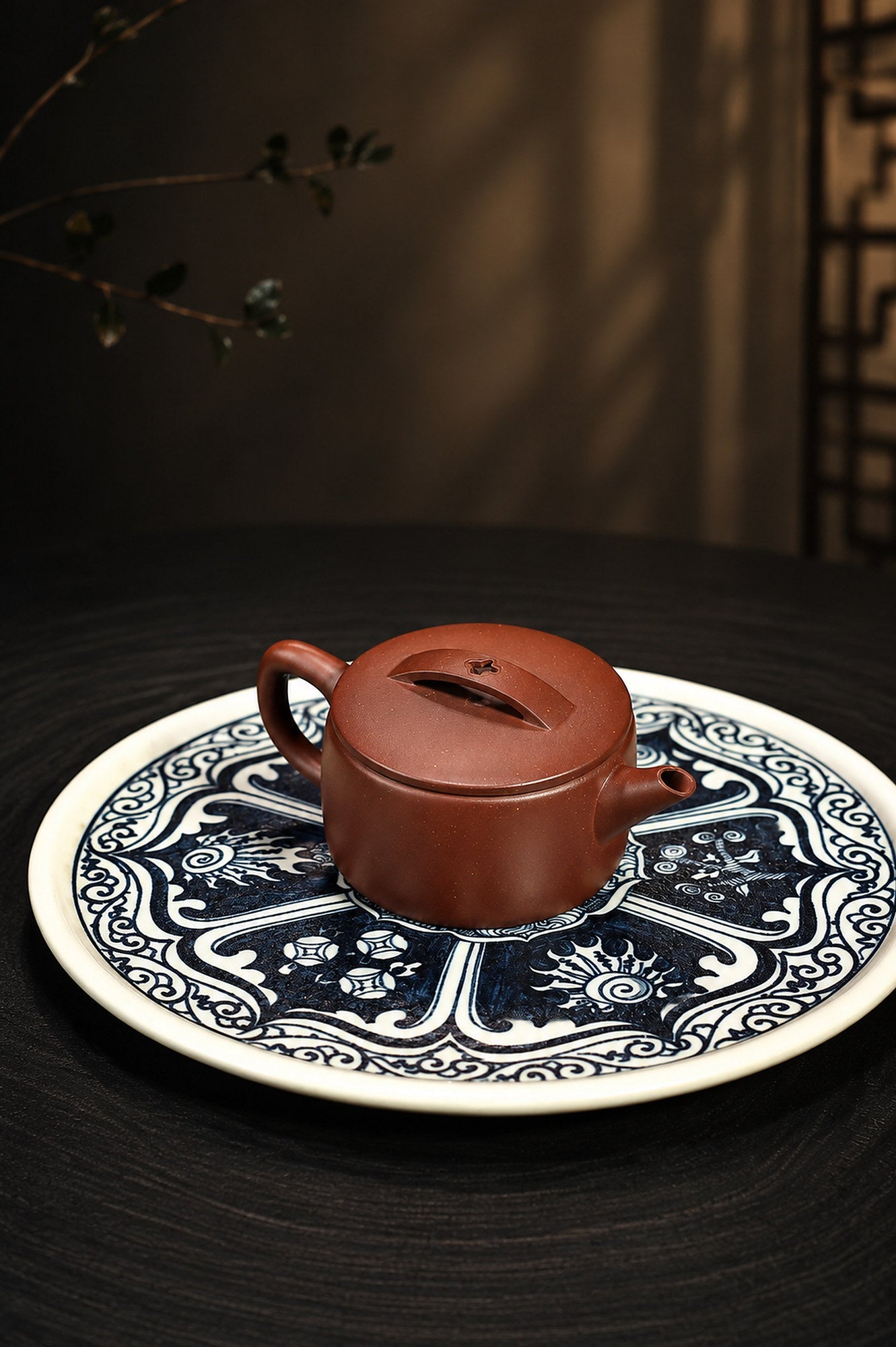 Handmade Hanwa Yixing Zisha Teapot – Dicaoqing Zini Clay, 70ml