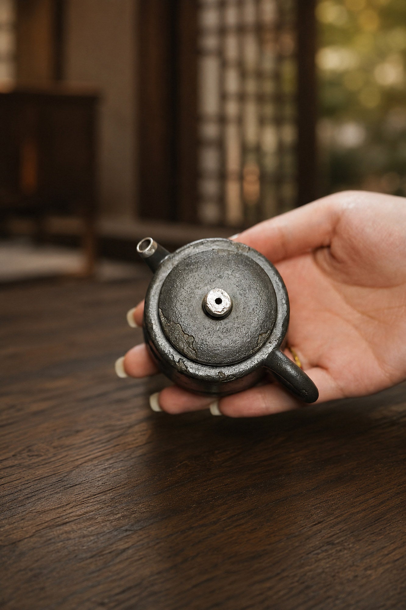 Hanwa Yixing Zisha Teapot – Duanni Clay, 80ml