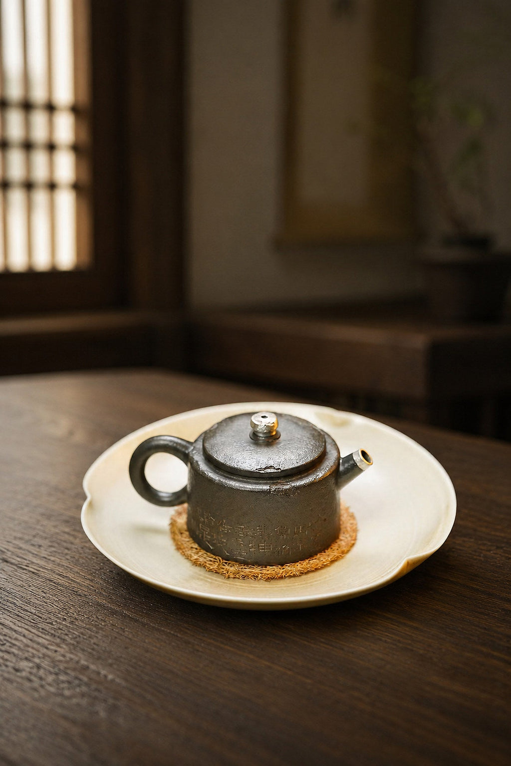 Hanwa Yixing Zisha Teapot – Duanni Clay, 80ml