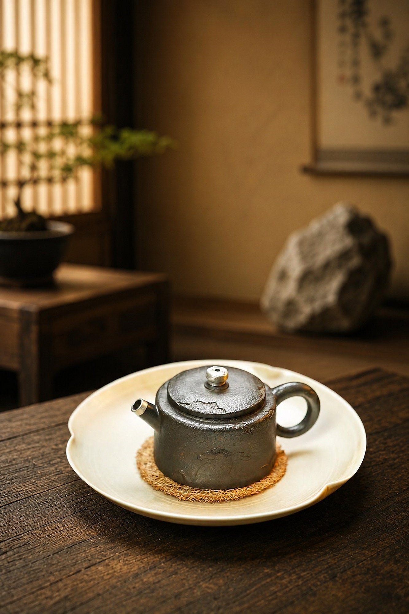 Hanwa Yixing Zisha Teapot – Duanni Clay, 80ml
