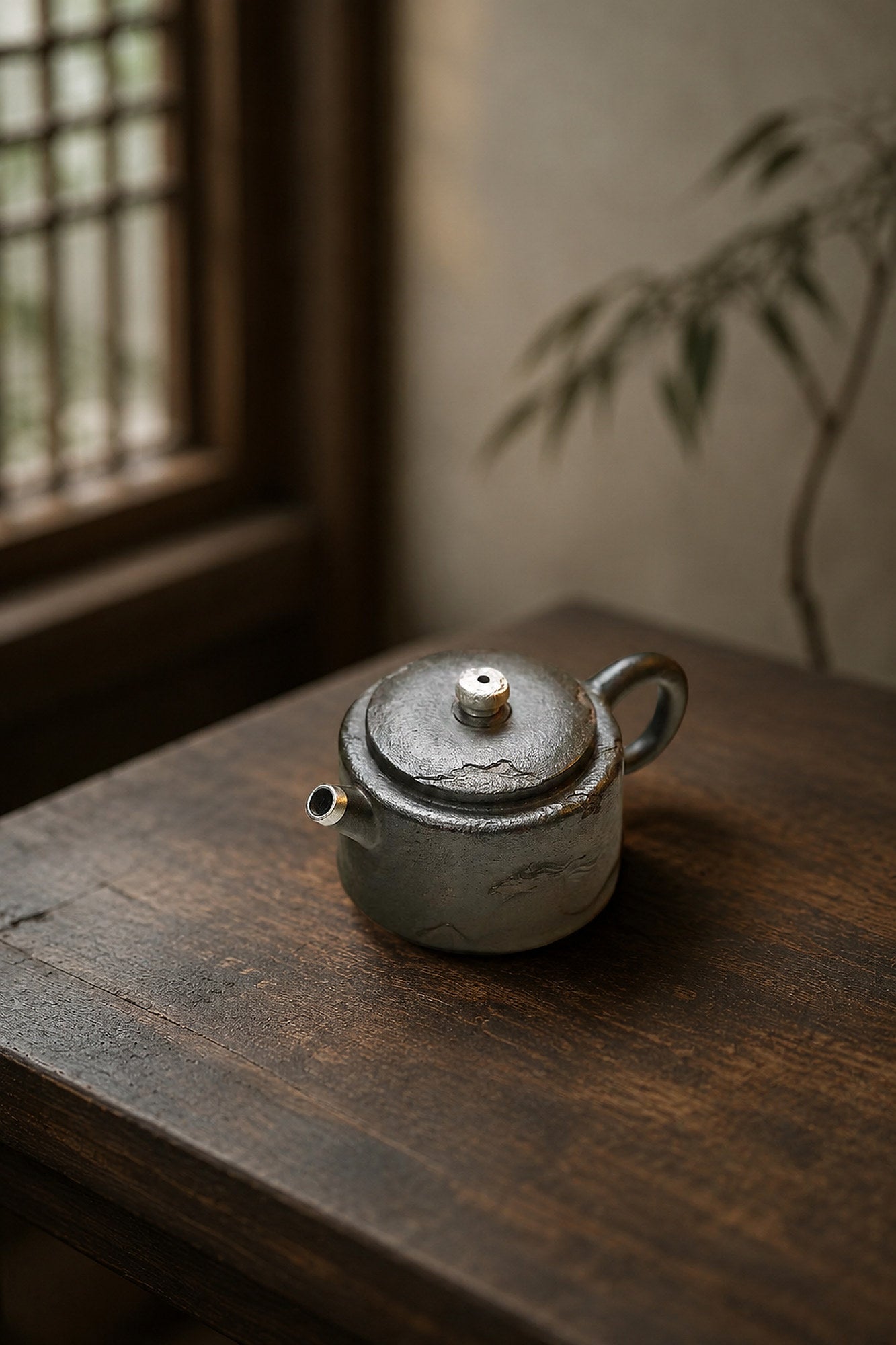 Hanwa Yixing Zisha Teapot – Duanni Clay, 80ml