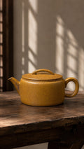 Hanwa Yixing Zisha Teapot – Golden Duanni Clay, 190ml
