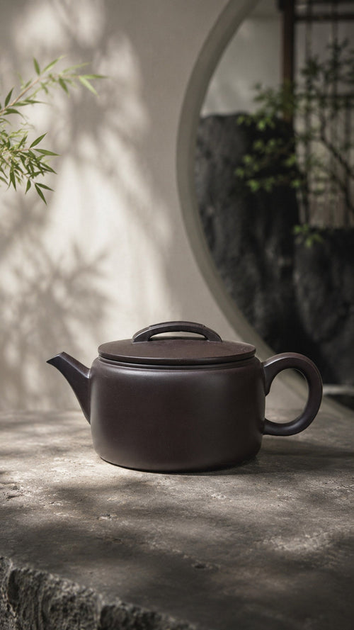 Handmade Hanwa Yixing Zisha Teapot – Hei Duntou Clay, 200ml