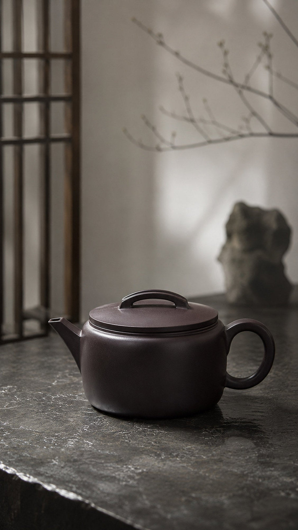 Handmade Hanwa Yixing Zisha Teapot – Hei Duntou Clay, 200ml