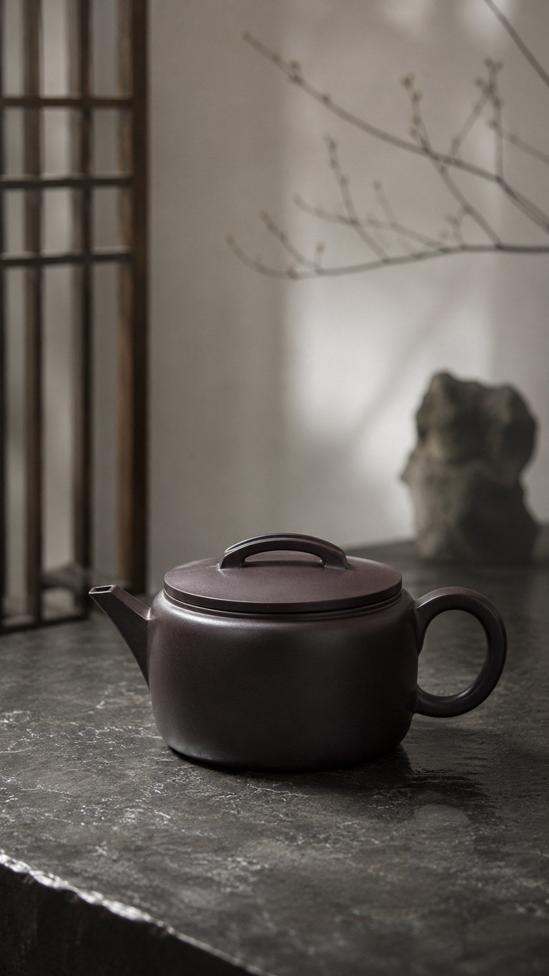 Handmade Hanwa Yixing Zisha Teapot – Hei Duntou Clay, 200ml