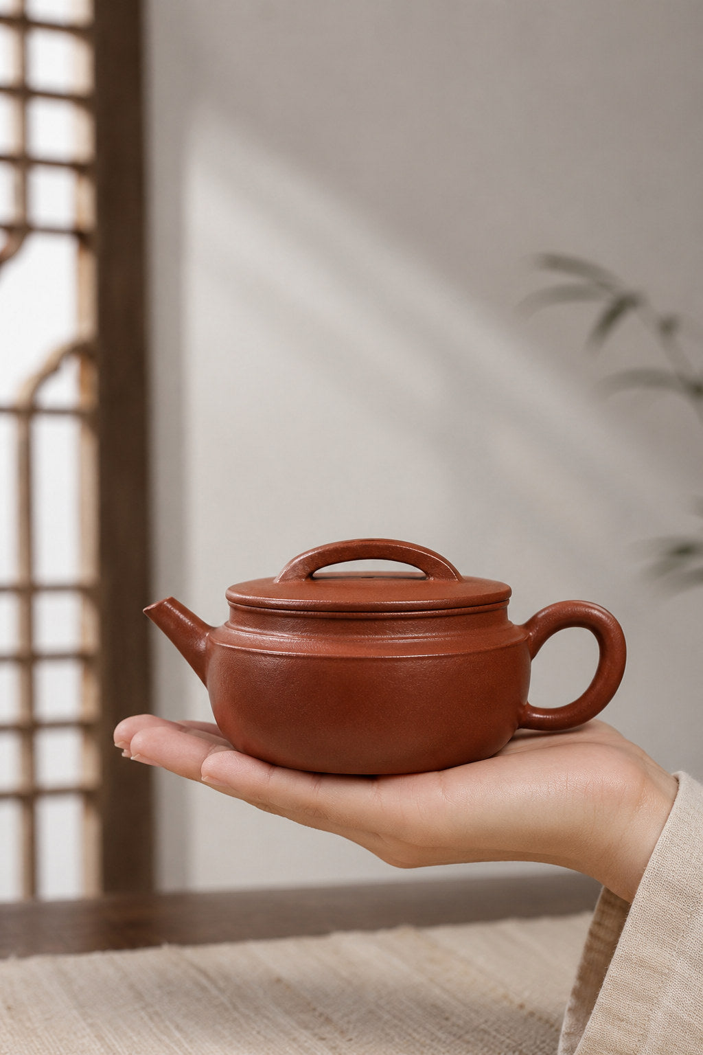 Handmade Hanwa Yixing Zisha Teapot – Jiangponi Clay, 160ml
