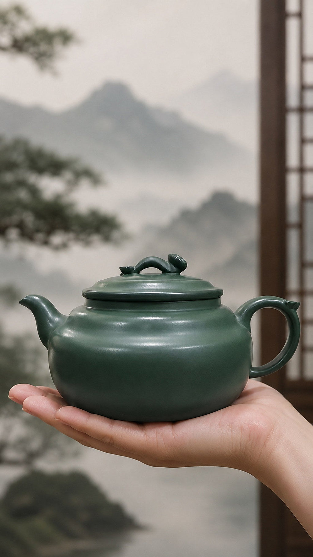 Handmade Hanwa Yixing Zisha Teapot – Luni Clay, 170ml