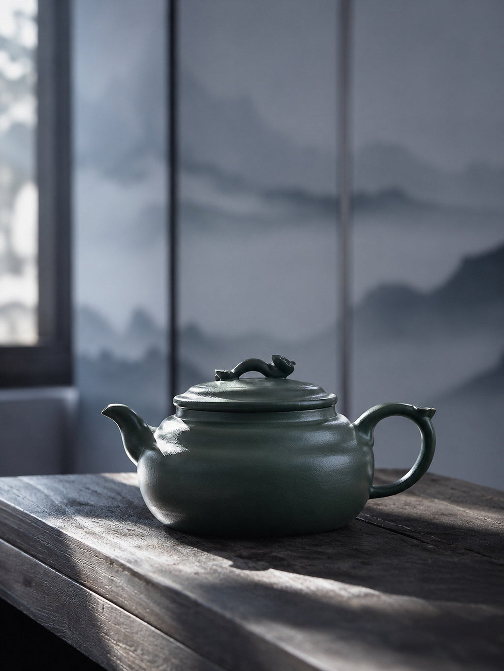 Handmade Hanwa Yixing Zisha Teapot – Luni Clay, 170ml