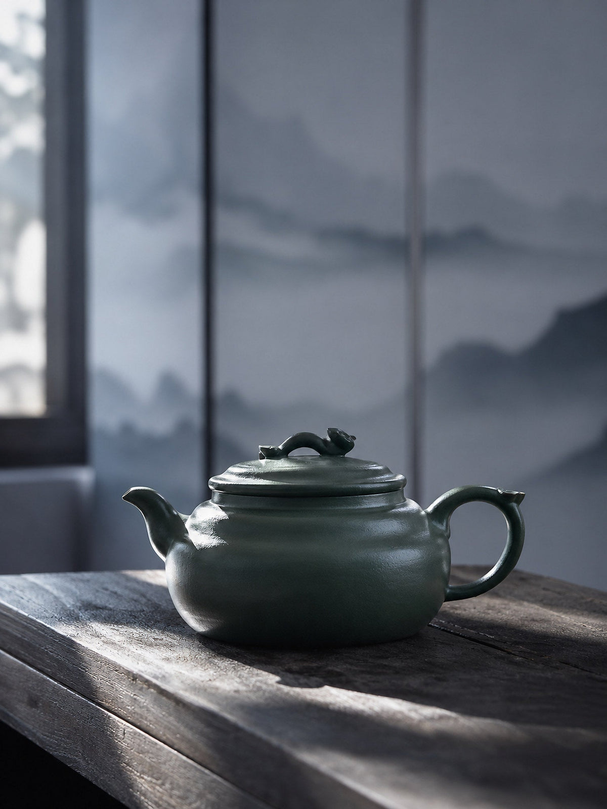 Handmade Hanwa Yixing Zisha Teapot – Luni Clay, 170ml