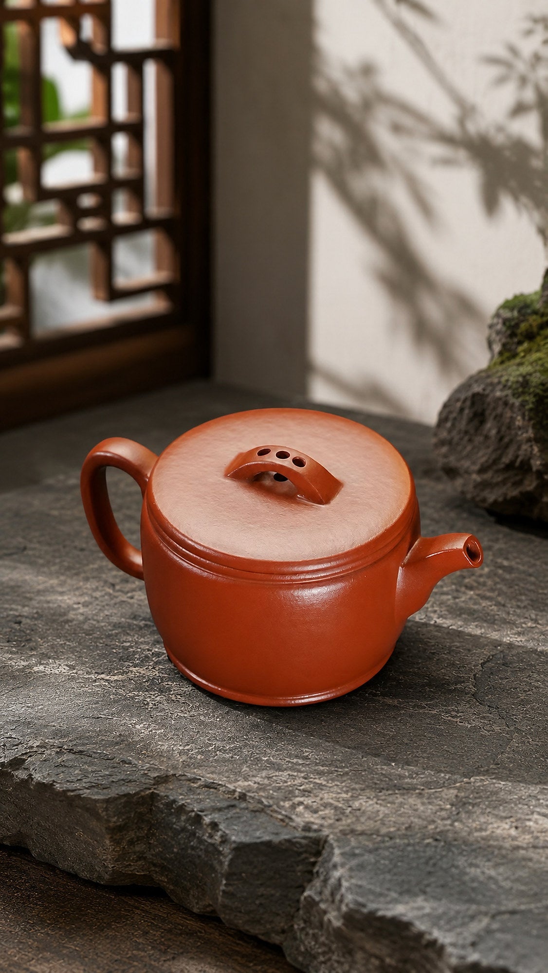 Handmade Hanwa Yixing Zisha Teapot – Zhuni Clay, 90ml
