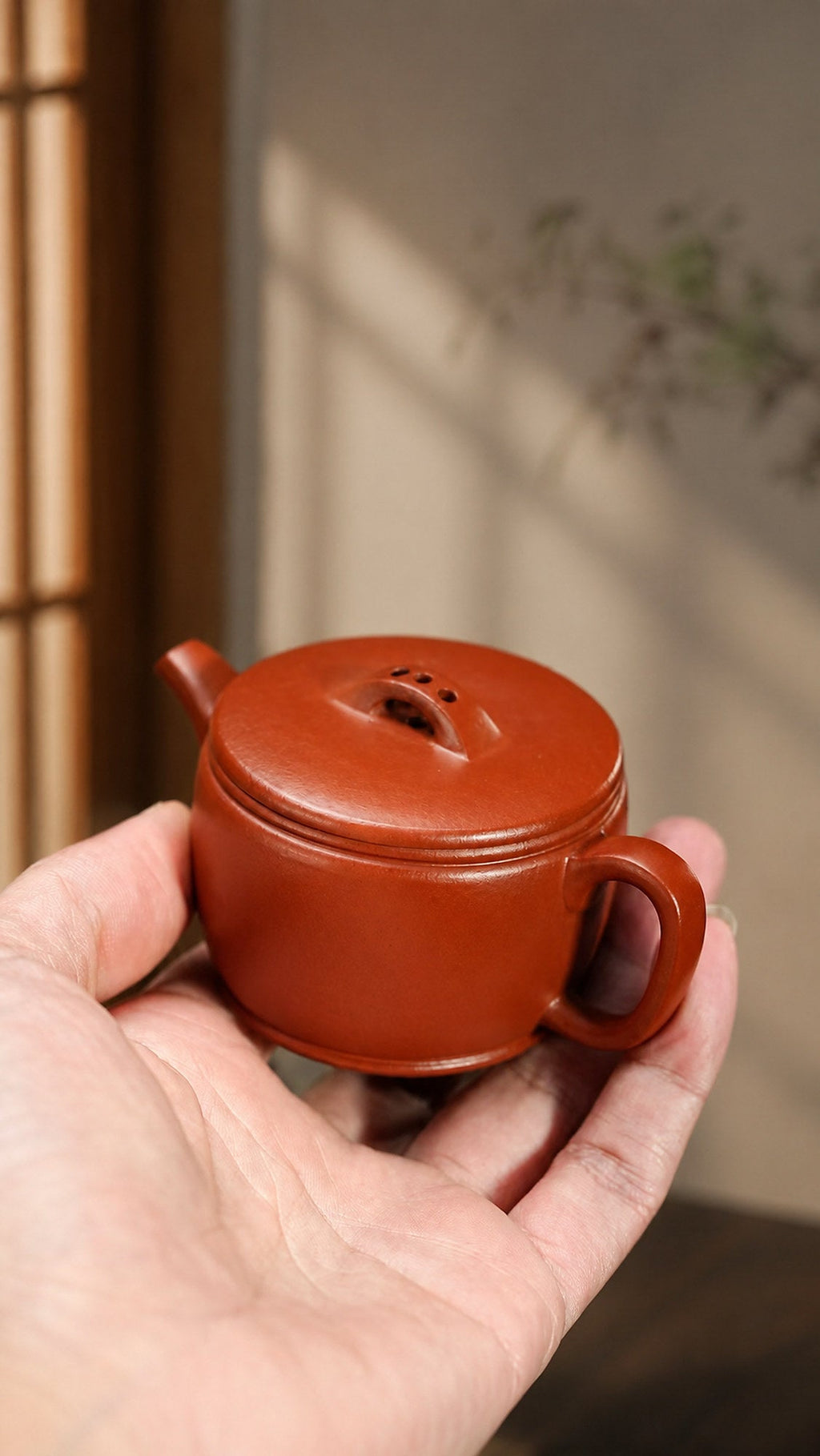 Handmade Hanwa Yixing Zisha Teapot – Zhuni Clay, 90ml
