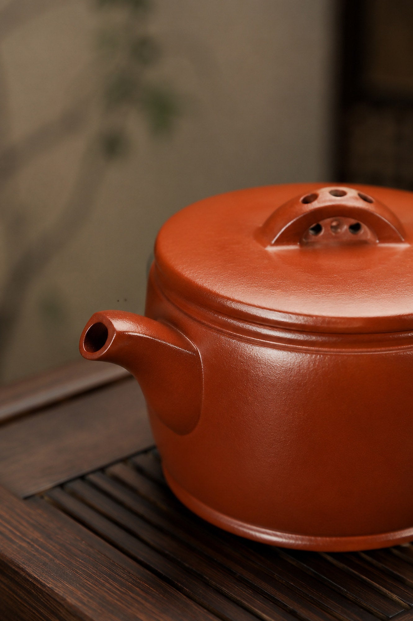 Handmade Hanwa Yixing Zisha Teapot – Zhuni Clay, 90ml