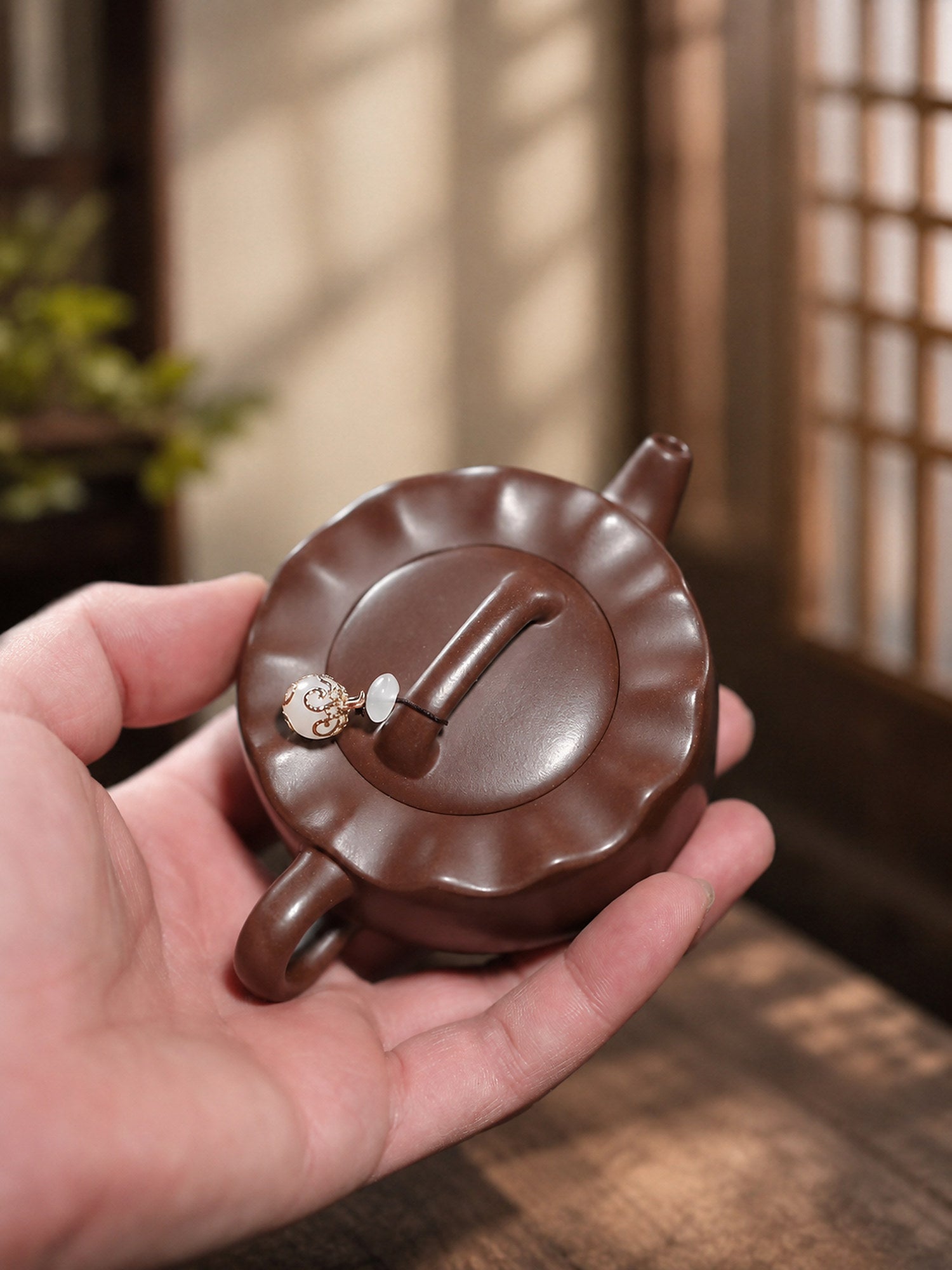 Handmade Hanwa Yixing Zisha Teapot – Zini Clay, 90ml