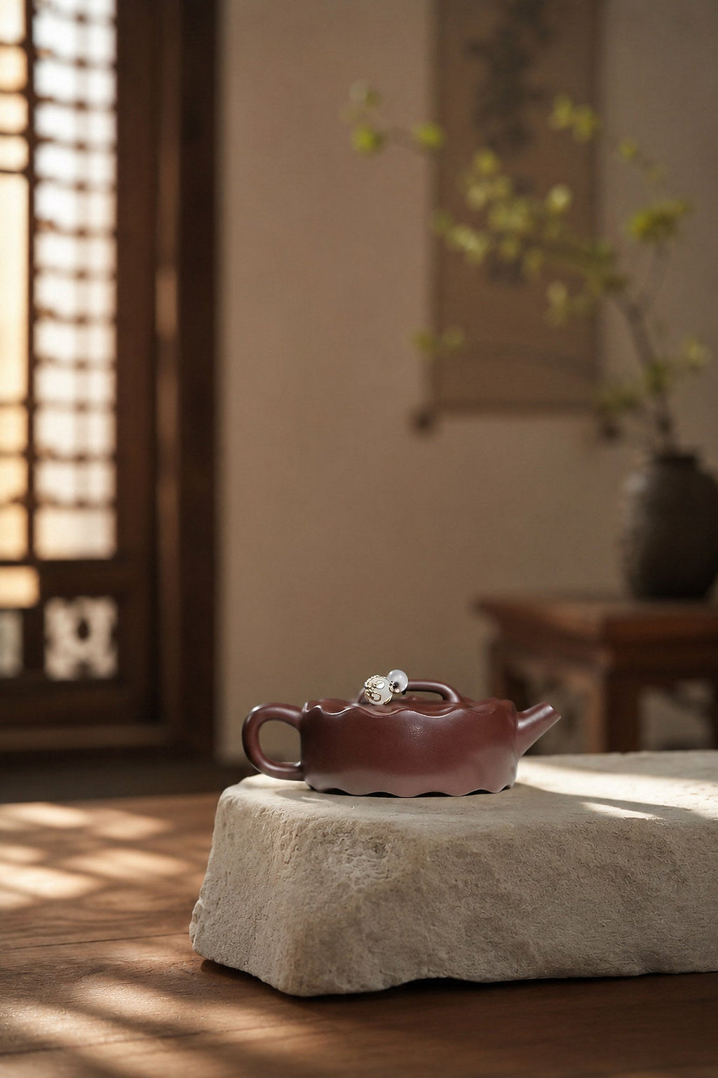 Handmade Hanwa Yixing Zisha Teapot – Zini Clay, 90ml