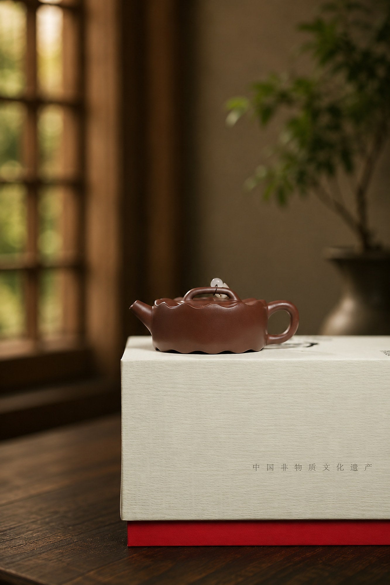 Handmade Hanwa Yixing Zisha Teapot – Zini Clay, 90ml