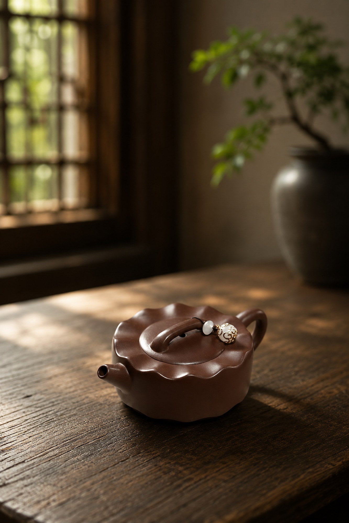 Handmade Hanwa Yixing Zisha Teapot – Zini Clay, 90ml