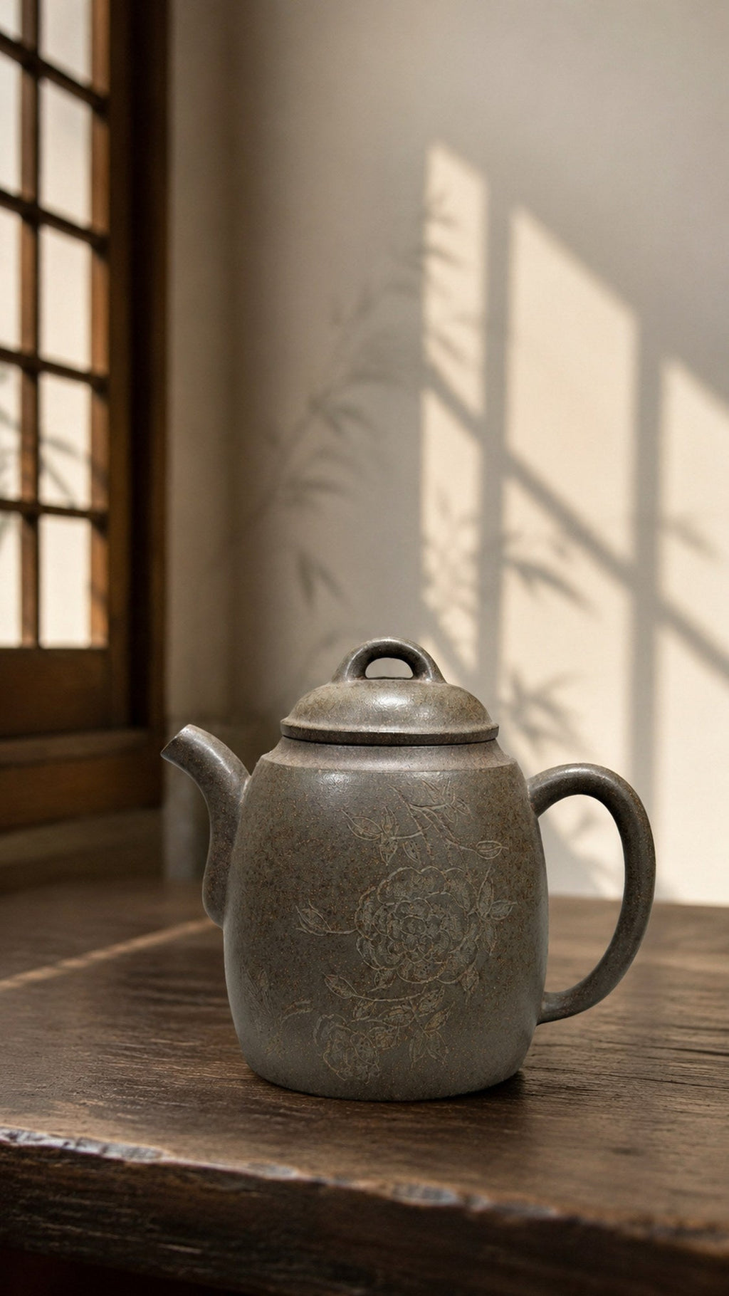 Hanyuan Yixing Zisha Teapot – Xiekeqing Clay, 180ml