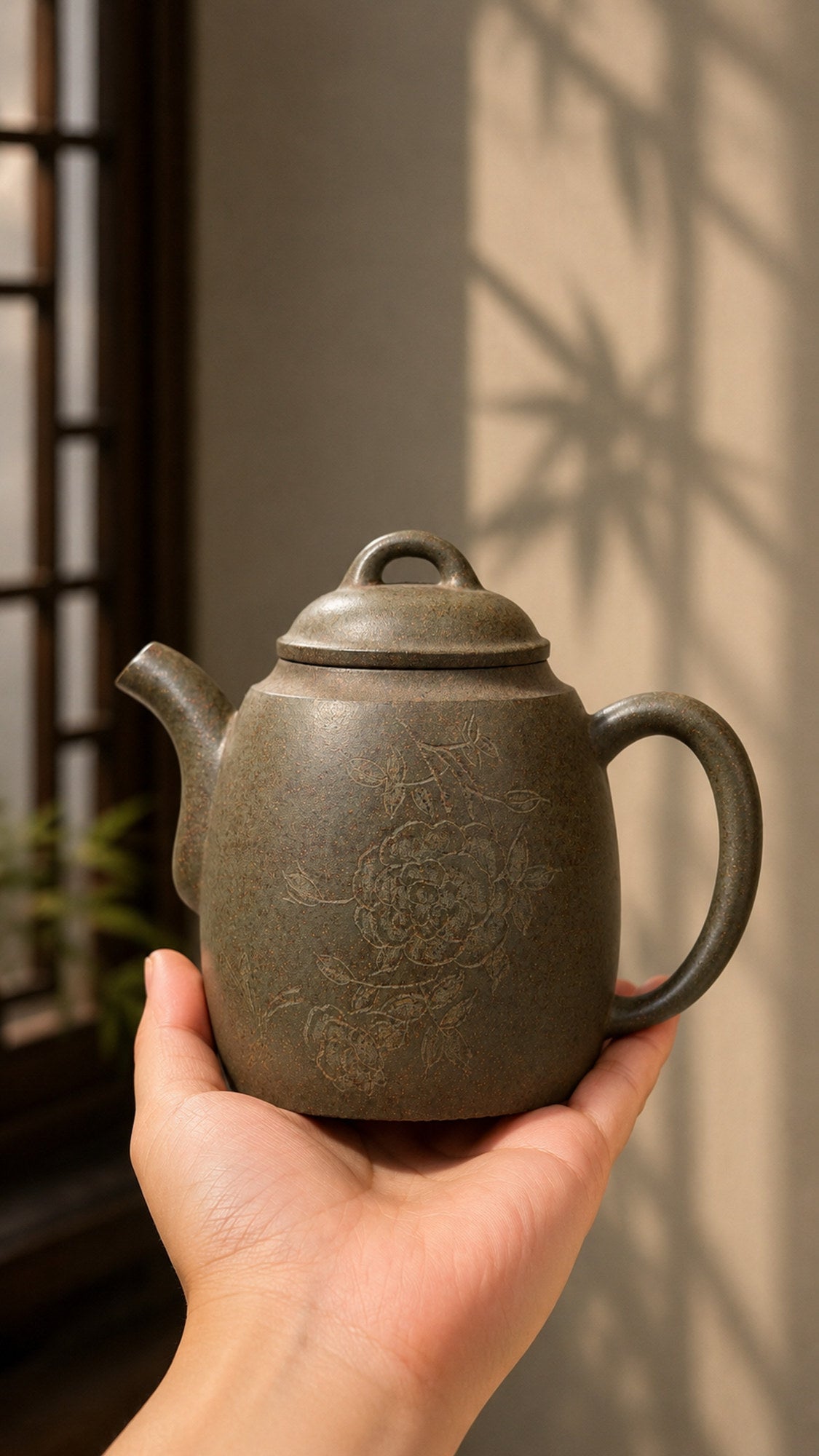 Hanyuan Yixing Zisha Teapot – Xiekeqing Clay, 180ml