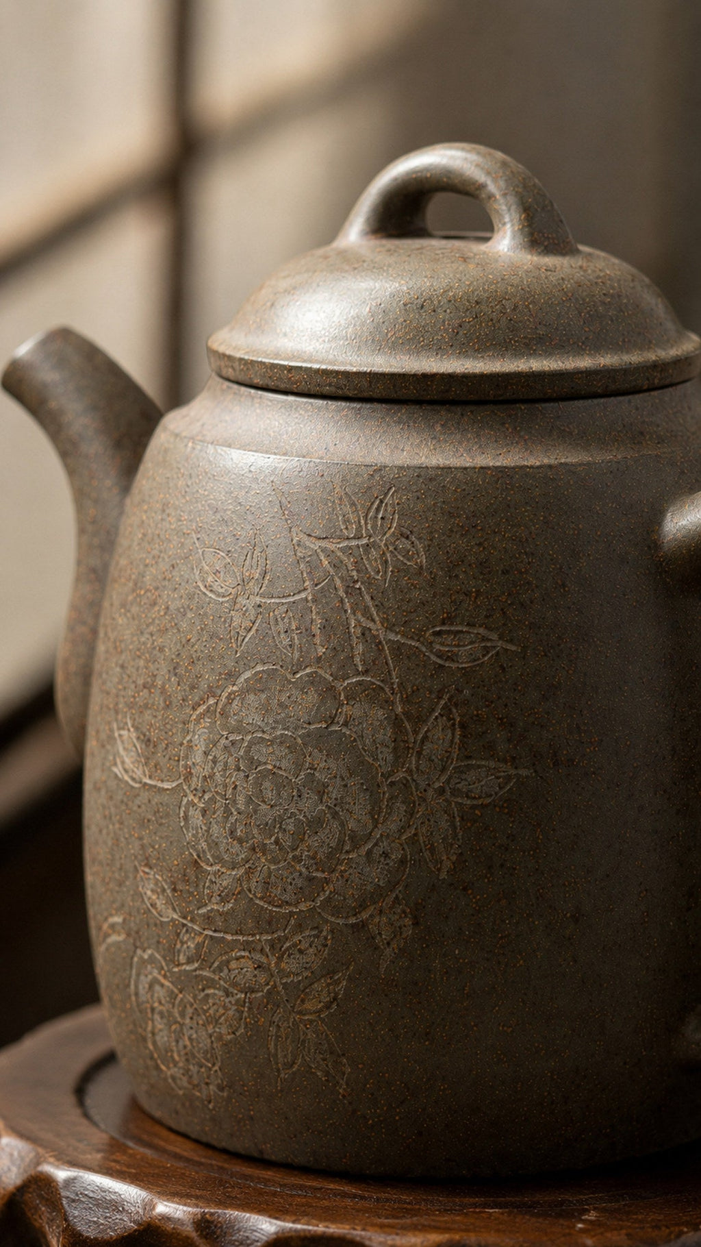 Hanyuan Yixing Zisha Teapot – Xiekeqing Clay, 180ml