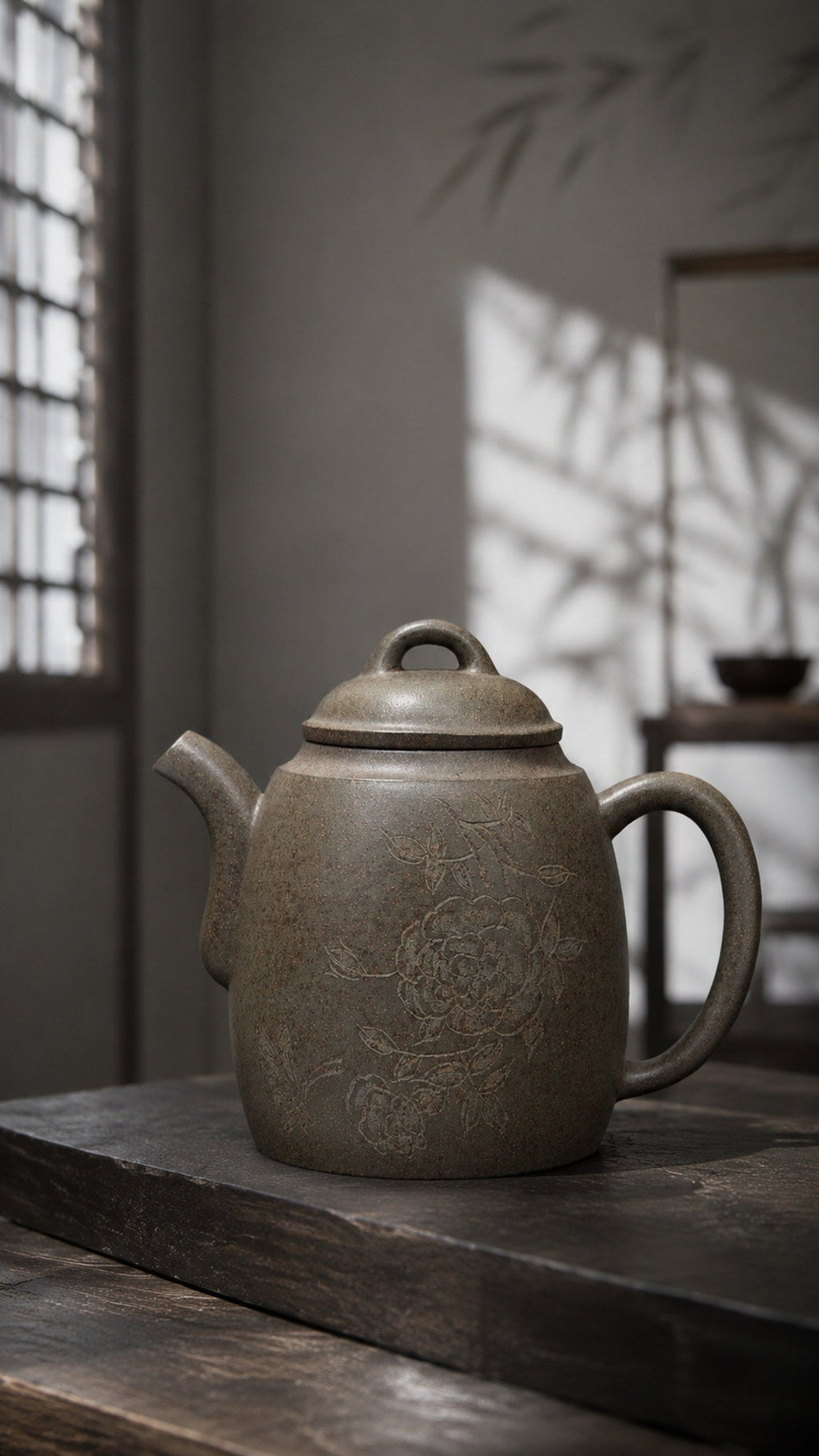 Hanyuan Yixing Zisha Teapot – Xiekeqing Clay, 180ml